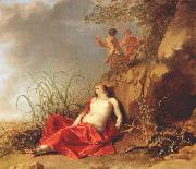 LISSE, Dirck van der Sleeping Nymph sg painting